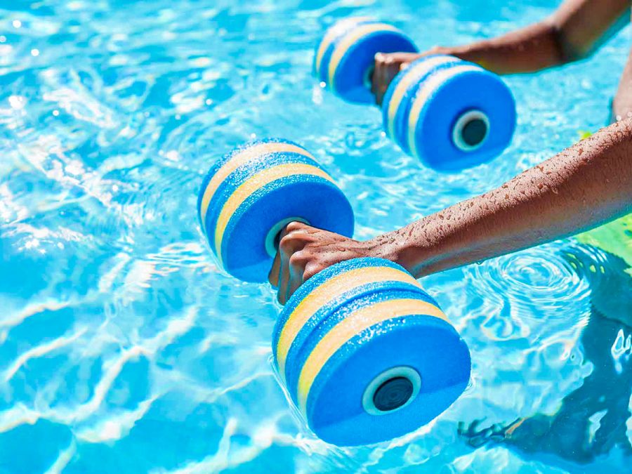 Аквааэробика в санатории - фотография