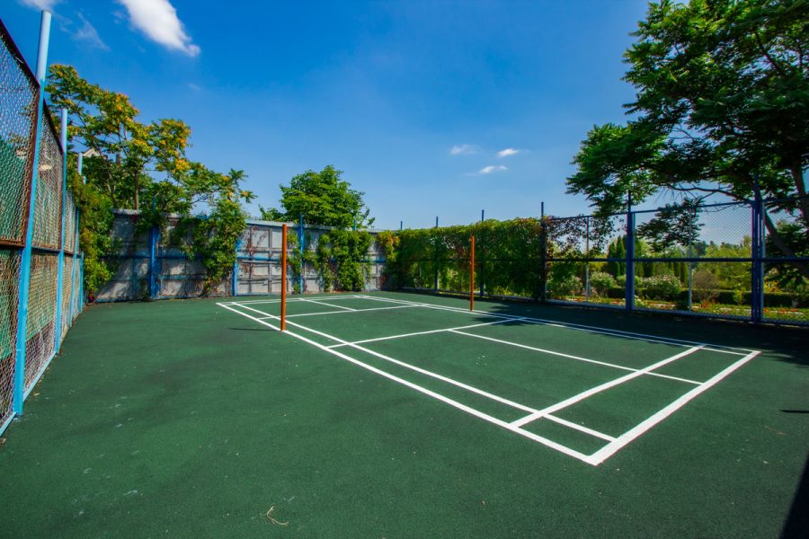 Волейбольное поле в санатории Машук Aква Терм в городе Железноводске - фотография