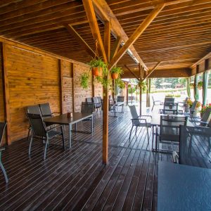 Зона отдыха в Итальянских Термах в санатории Машук Aква Терм в городе Железноводске - фотография