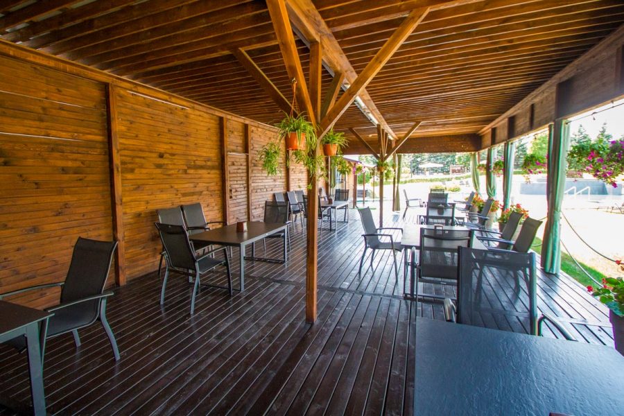 Зона отдыха в Итальянских Термах в санатории Машук Aква Терм в городе Железноводске - фотография