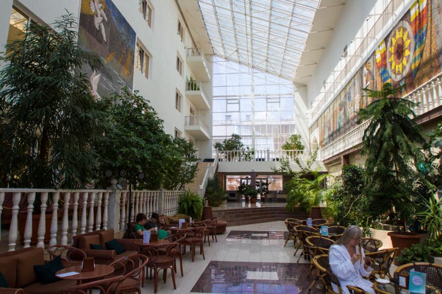 Зимний сад в санатории Машук Aква Терм в городе Железноводске - фотография