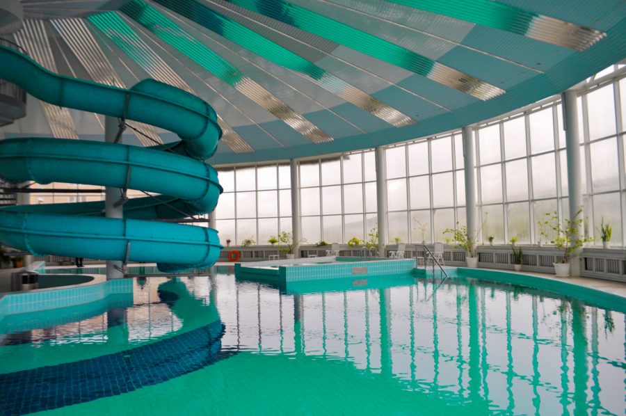 Бассейн в санатории Машук Aква Терм в городе Железноводске - фотография