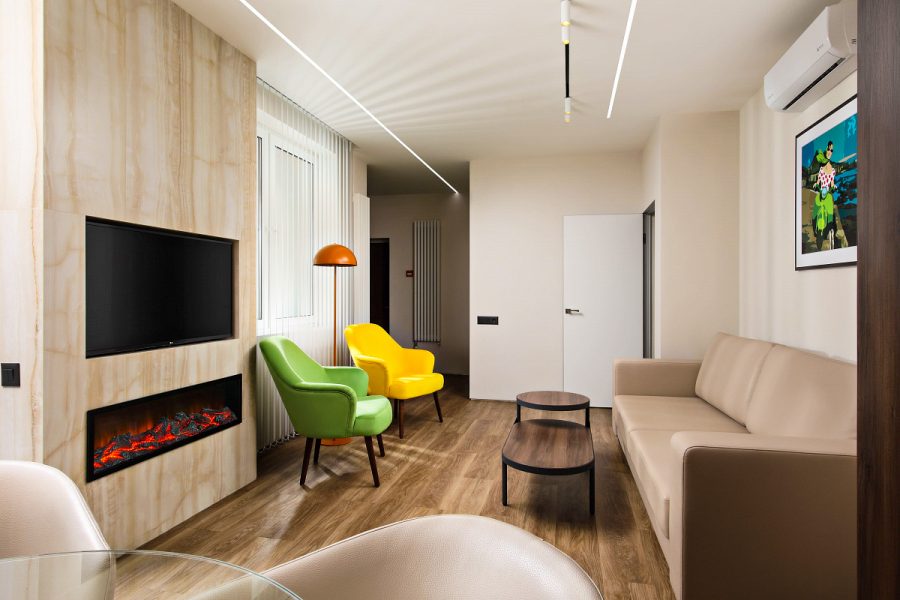 Двухкомнатный номер (Итальянский квартал) в санатории Машук Aква Терм в городе Железноводске - фотография