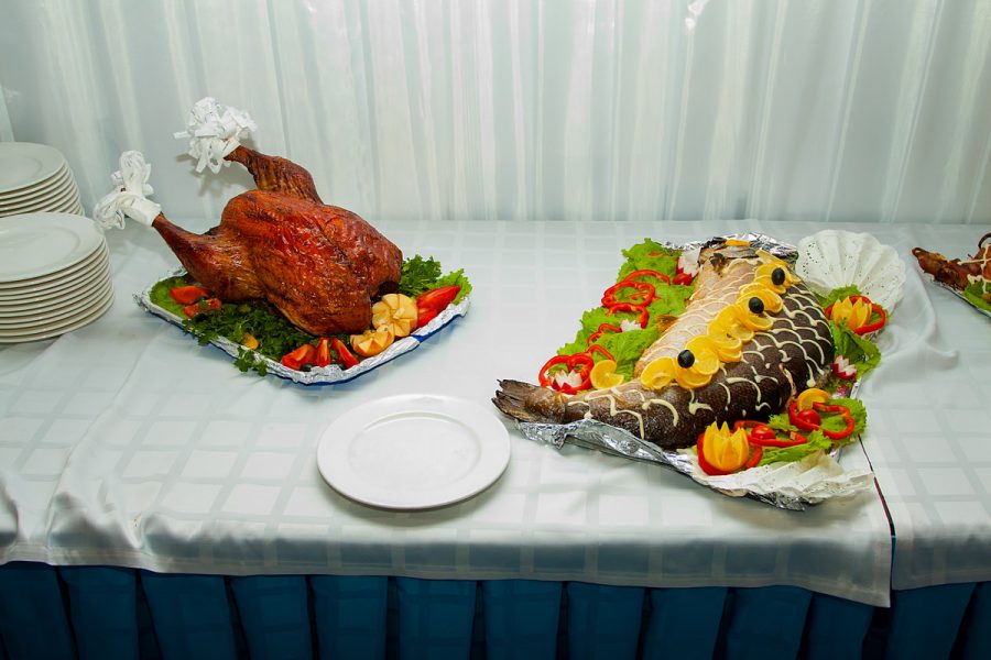 Обеденный зал в санатории Машук Aква Терм в городе Железноводске - фотография