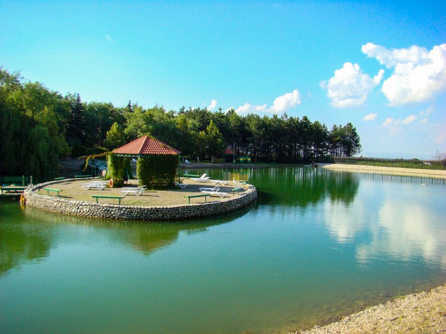 Озеро в санатории Машук Aква Терм в городе Железноводске - фотография