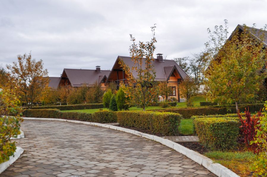 Территория в санатории Машук Aква Терм в городе Железноводске - фотография