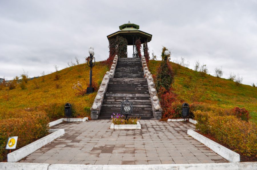 Территория в санатории Машук Aква Терм в городе Железноводске - фотография