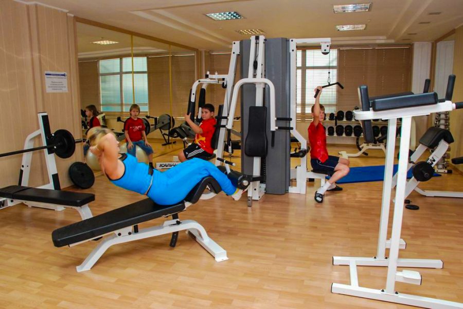 Тренажерный зал в санатории Машук Aква Терм в городе Железноводске - фотография