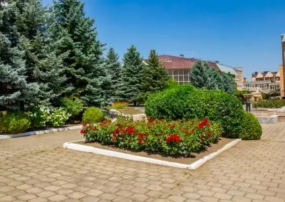 Территория в санатории Машук Aква Терм в городе Железноводске - фотография